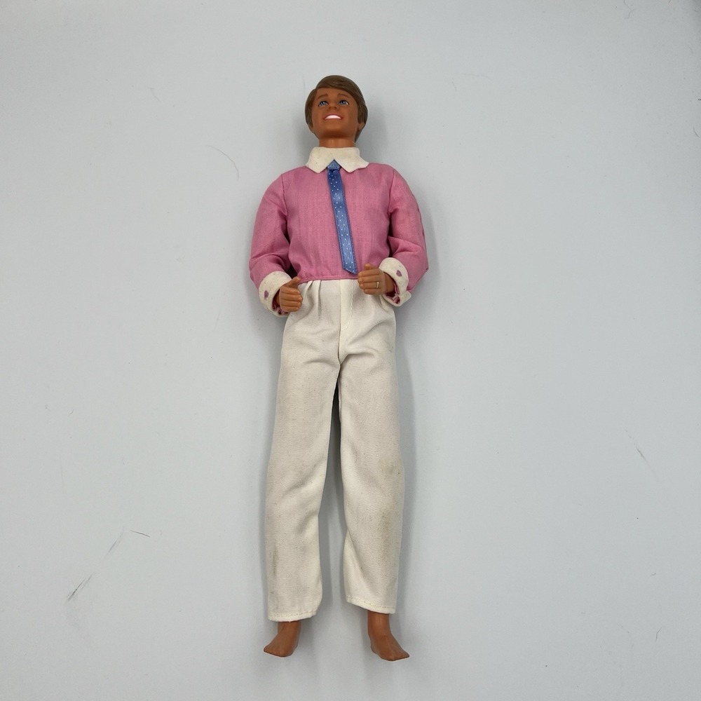 Vintage 1968 Ken Heart Family Dad Father Doll Mattel Made in Taiwan W/Outfit